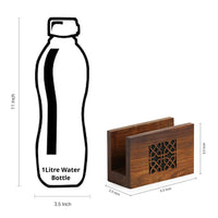 Solid Wood Hand Carved Napkin Holder