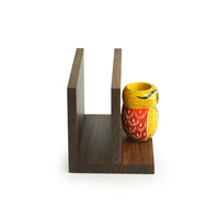 Wooden Tissue & Toothpick Holder