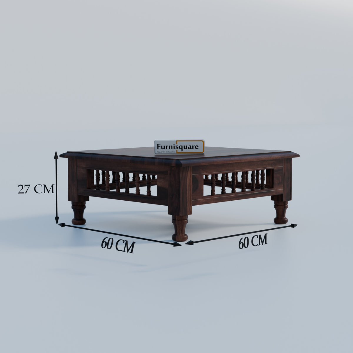 Style Choti Table Wooden Chowki for Puja & Seating | Solid Sheesham Wood | Best Price ...