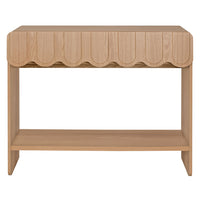 Wooden Console Table with 2 Discreet Drawers
