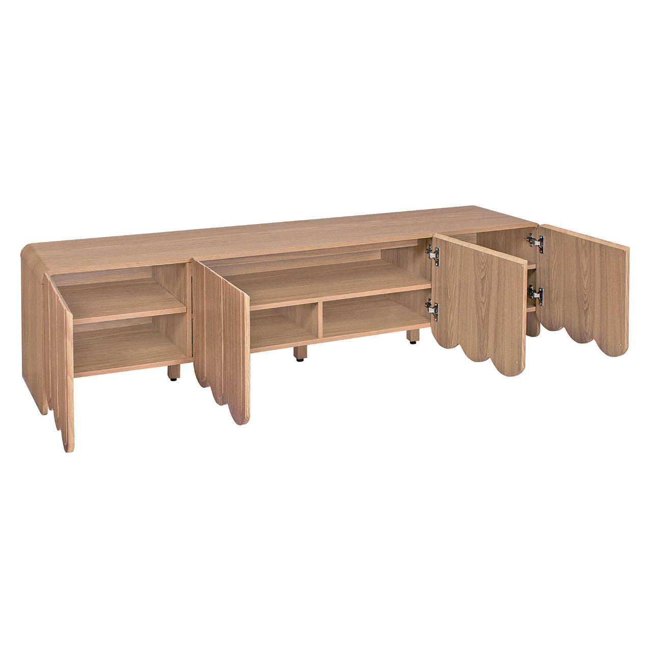 Wooden Entertainment Unit for Living Room
