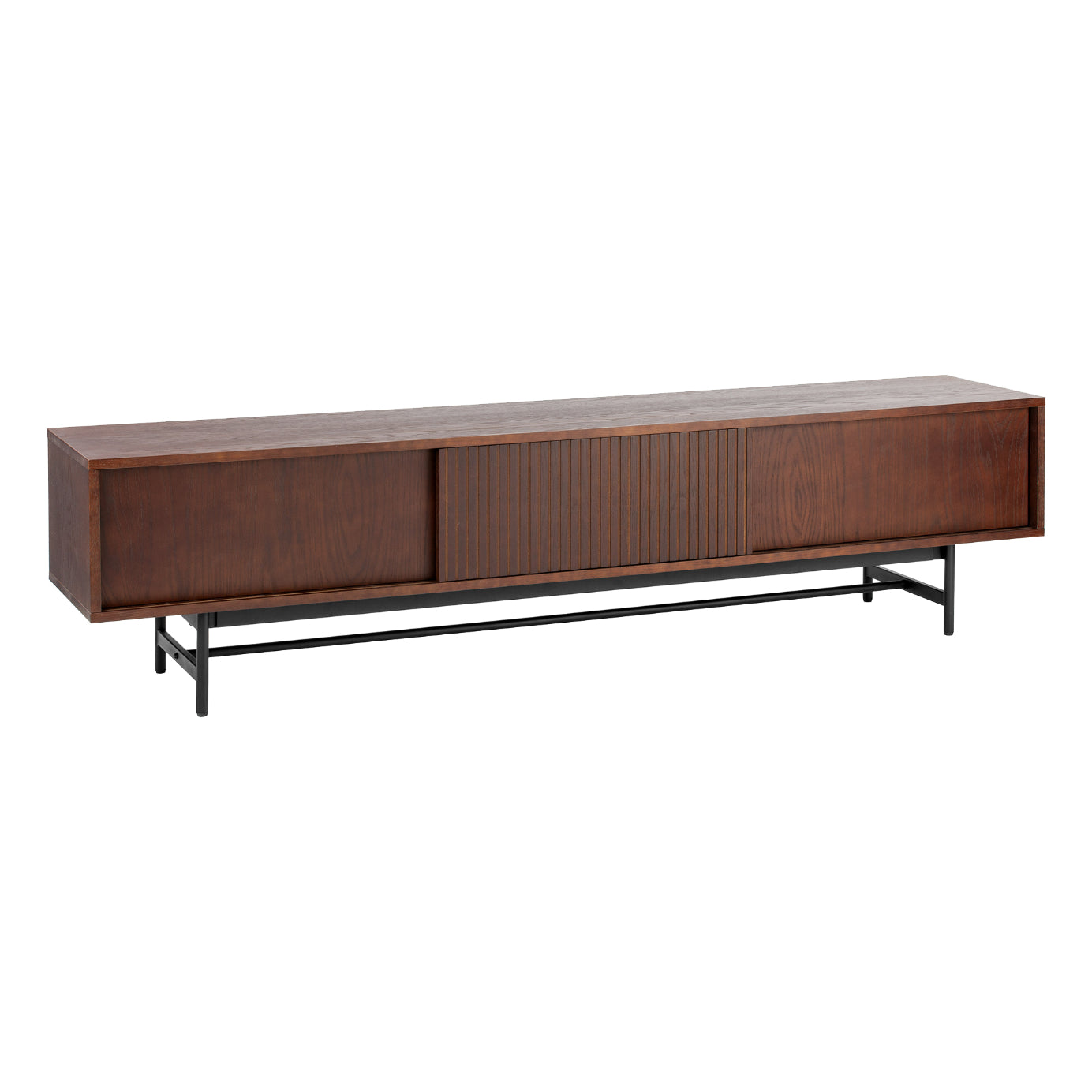 Wooden TV Unit for Living Room in Walnut Finish