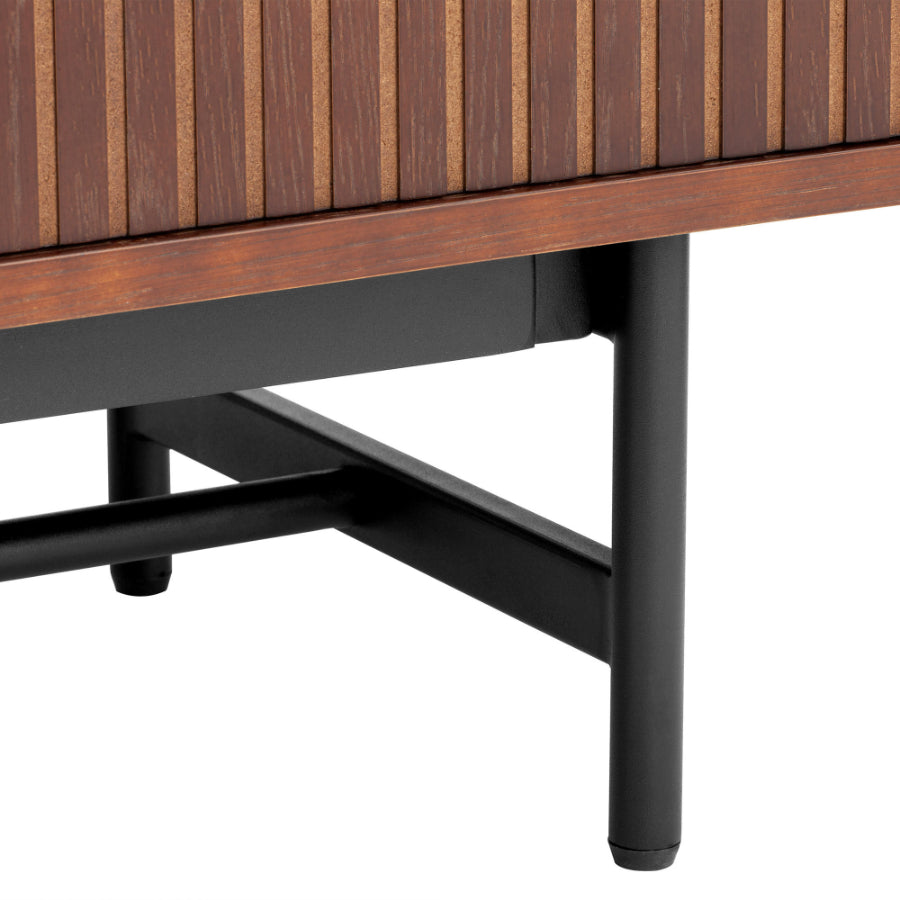 Wooden TV Unit for Living Room in Walnut Finish