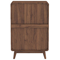 Wooden Chest of Drawer for Living Storage in Natural Finish