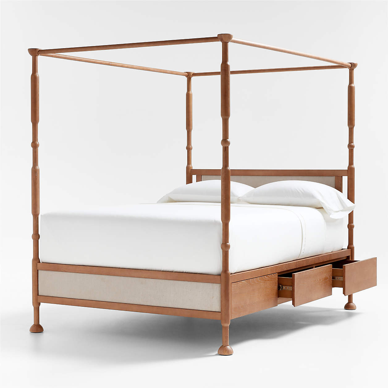 Solid Wood Poster Bed for Bedroom