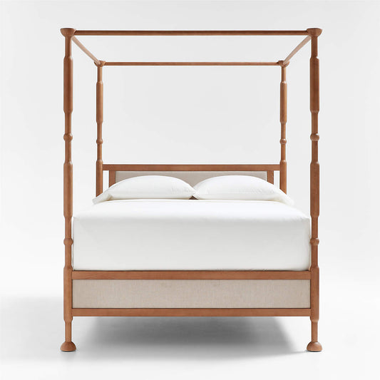 Solid Wood Poster Bed for Bedroom