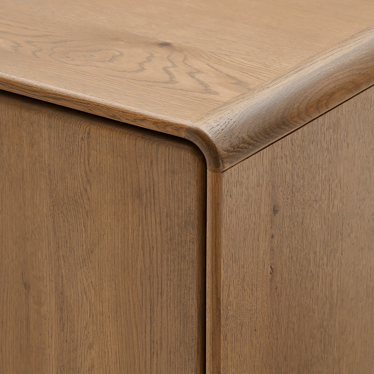 Solid Wood Crockery Unit with Storage for Living Room