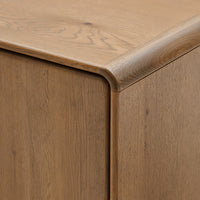 Solid Wood Crockery Unit with Storage for Living Room
