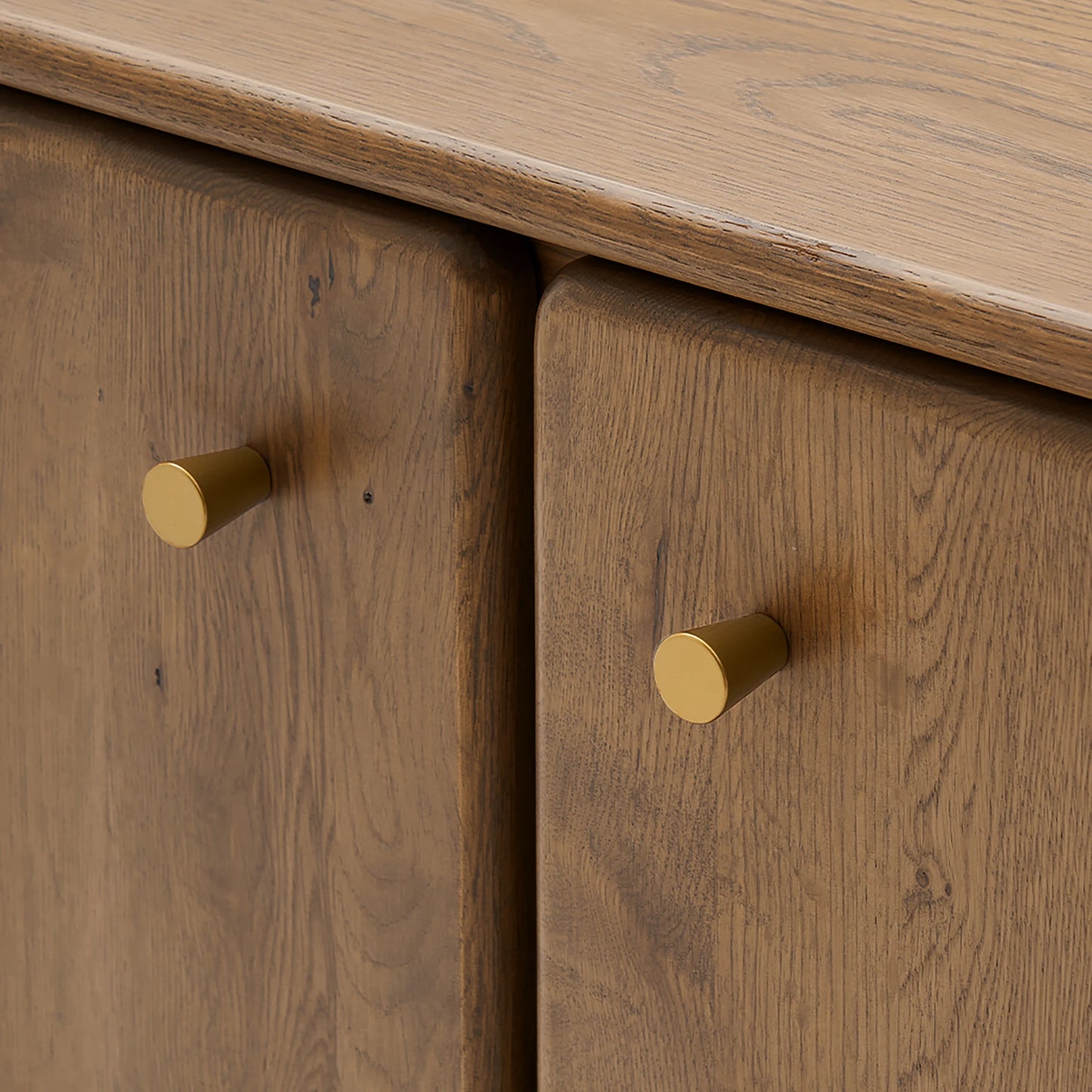 Solid Wood Crockery Unit with Storage for Living Room