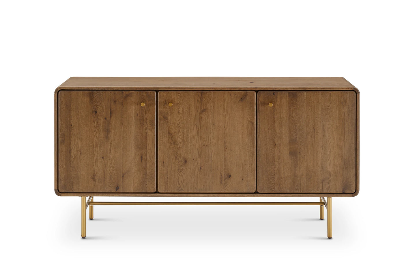 Solid Wood Crockery Unit with Storage for Living Room
