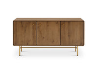 Solid Wood Crockery Unit with Storage for Living Room