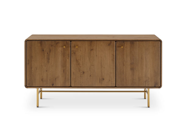 Solid Wood Crockery Unit with Storage for Living Room - alternate