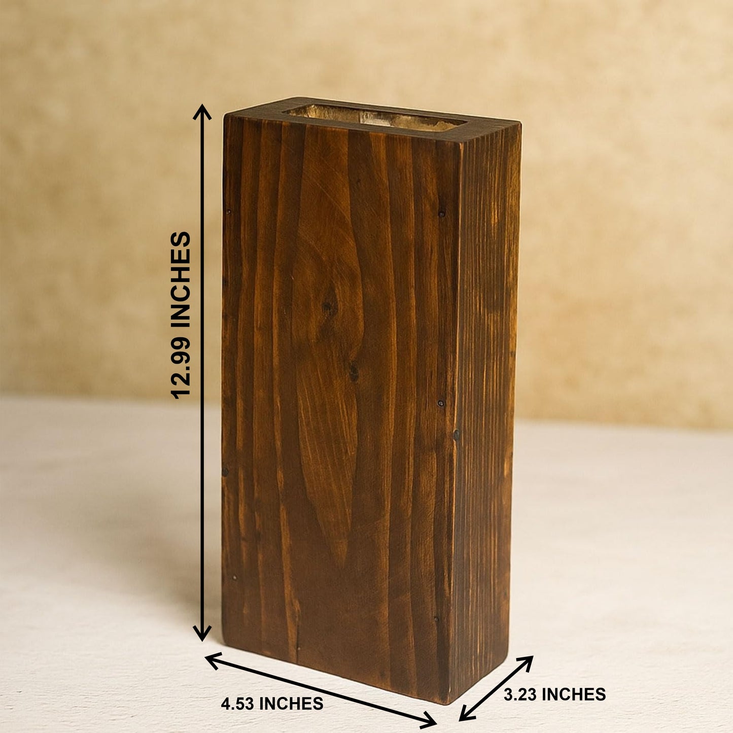 Wooden Decorative Vase Set for Home Décor