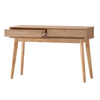 Wooden Console Table with 2 Drawer for Living Room