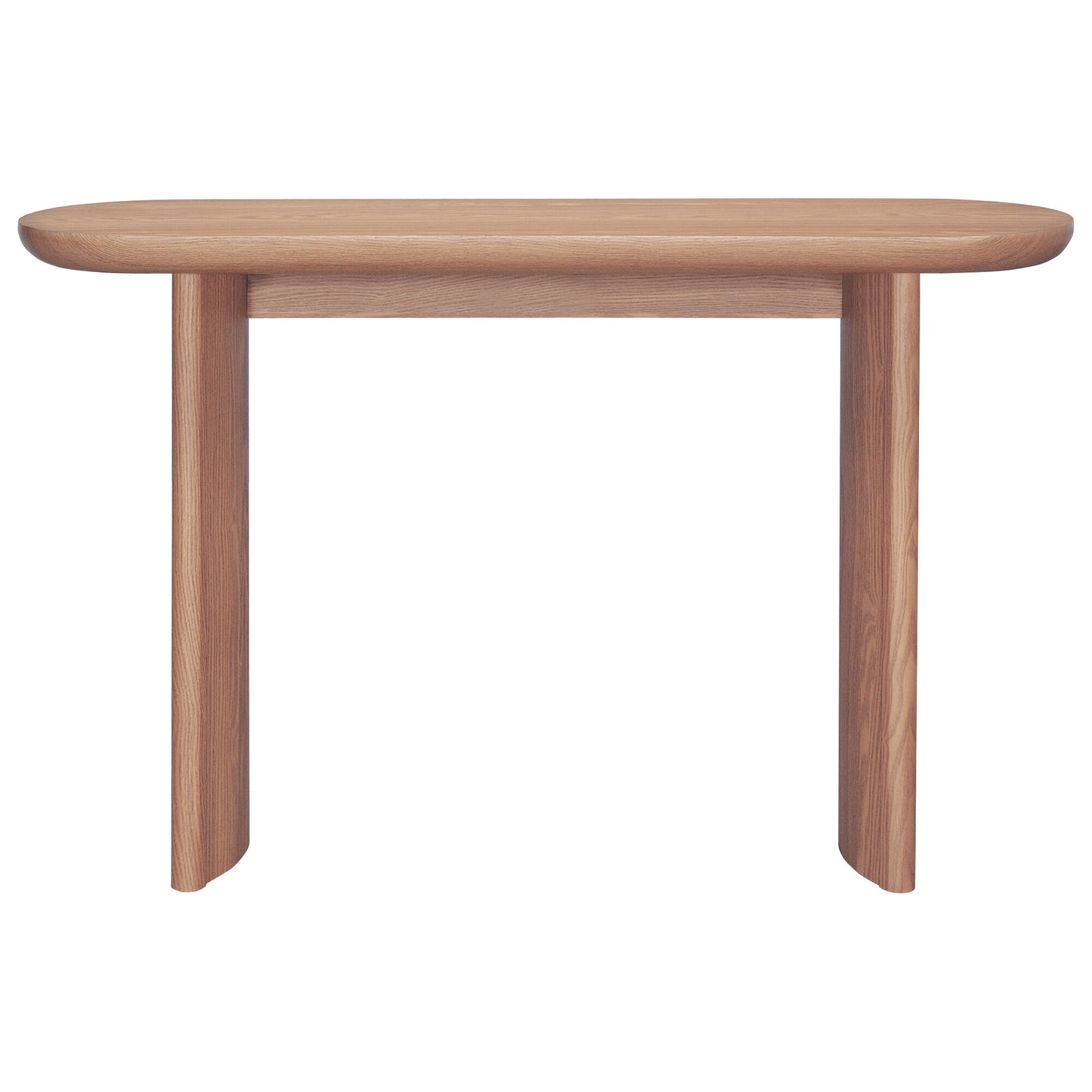 Solid Wood Console Table with Curved Leg for Living Room