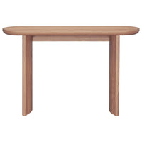 Solid Wood Console Table with Curved Leg for Living Room
