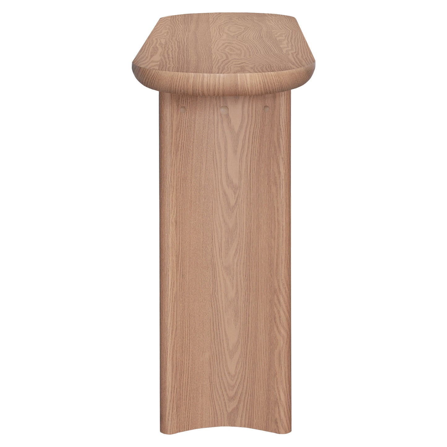 Solid Wood Console Table with Curved Leg for Living Room