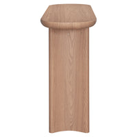 Solid Wood Console Table with Curved Leg for Living Room