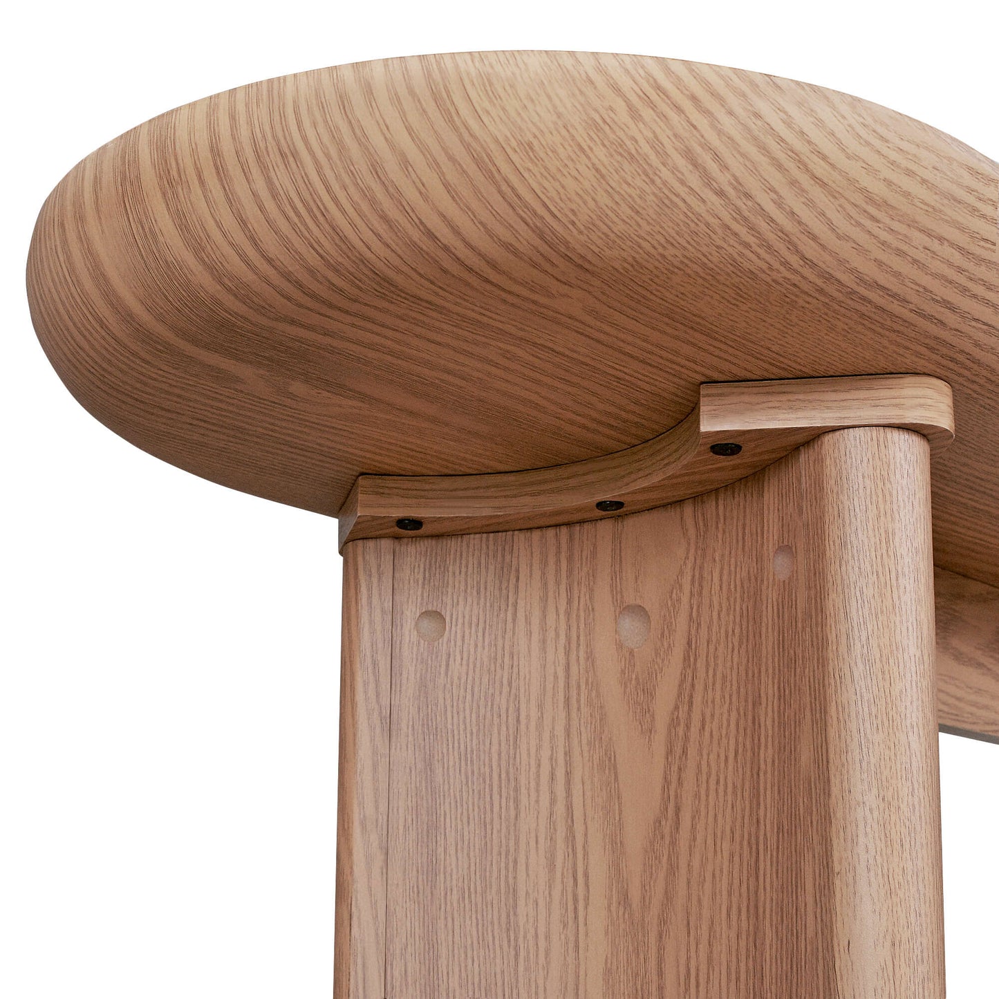 Solid Wood Console Table with Curved Leg for Living Room