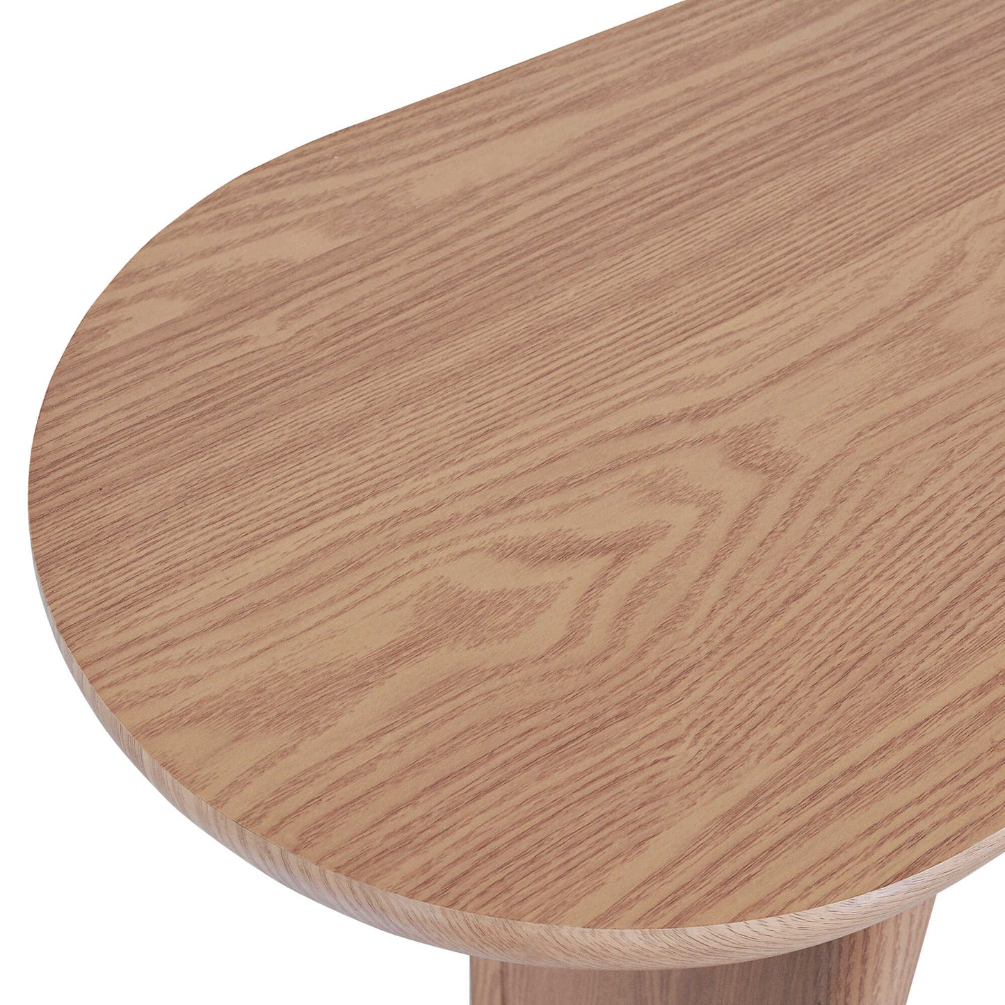 Solid Wood Console Table with Curved Leg for Living Room