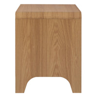 Wooden Bedside Table with Drawers for Bedroom