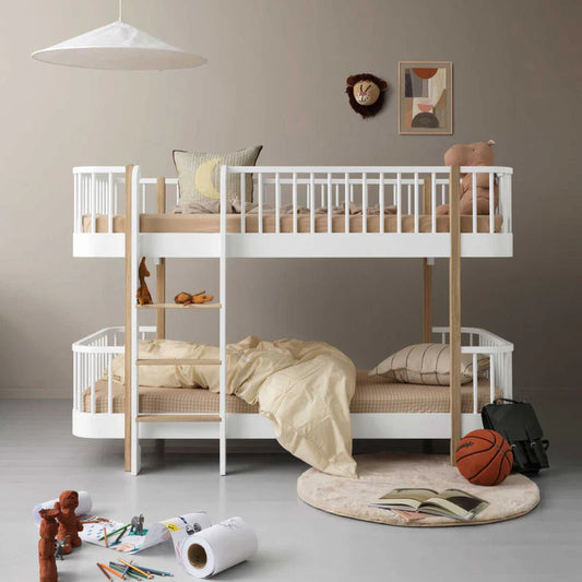 Solid Wood Bunk Bed for Kid's Bedroom