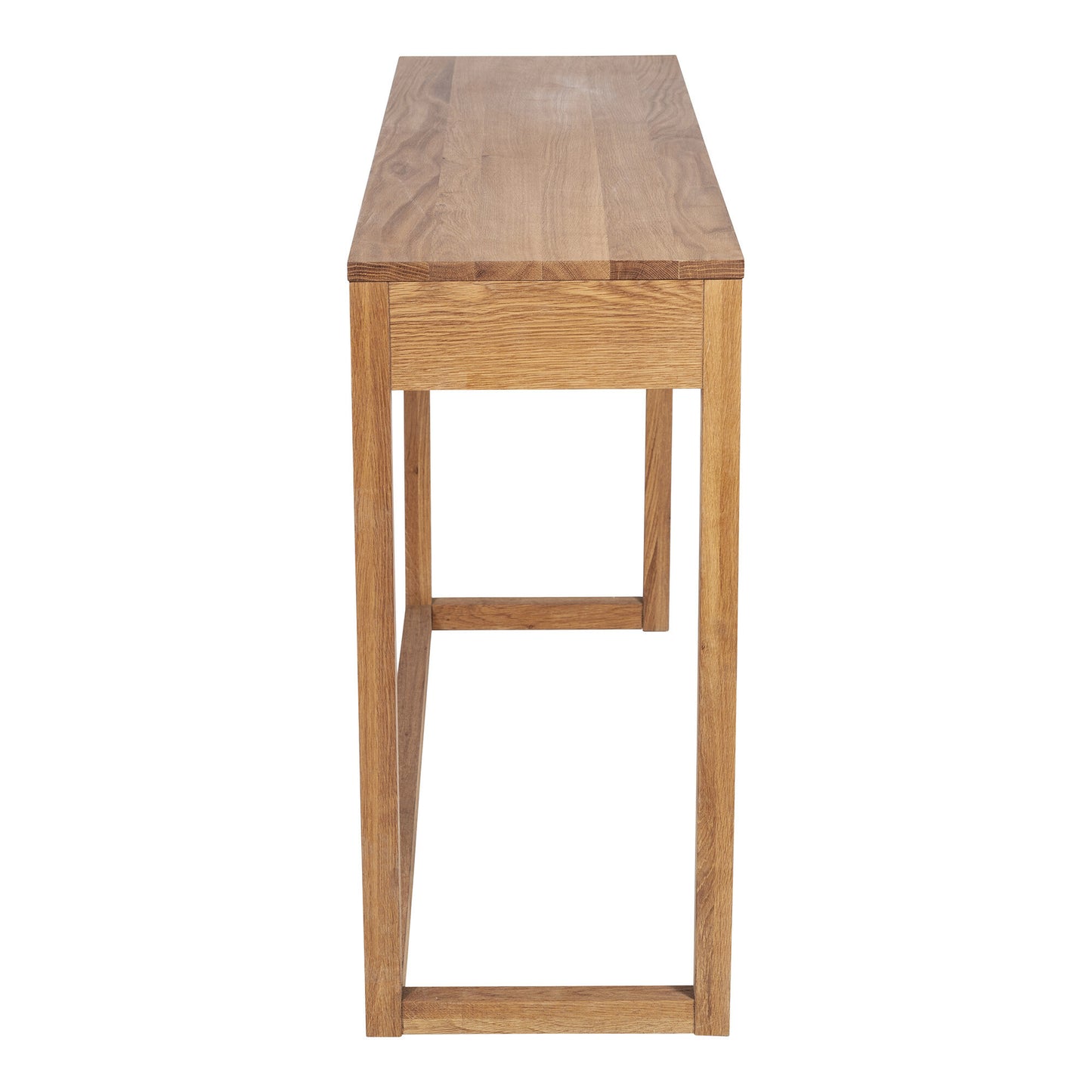 Solid Wood Console Table with 2 Drawers for Living Room