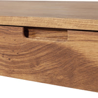 Solid Wood Console Table with 2 Drawers for Living Room