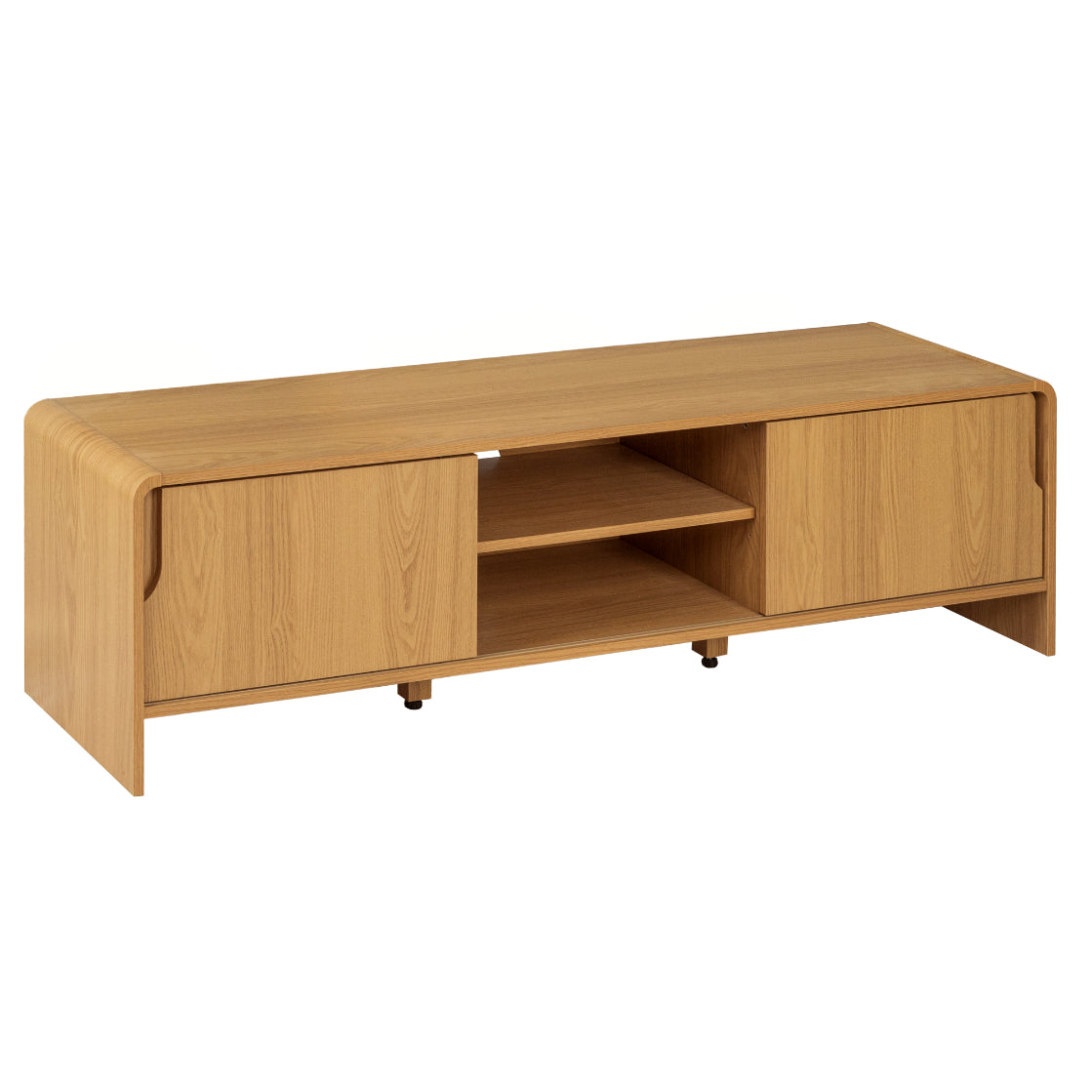 Solid Wood Entertainment Unit for Living Room