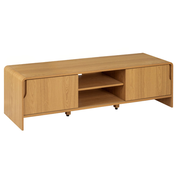 Solid Wood Entertainment Unit for Living Room - alternate