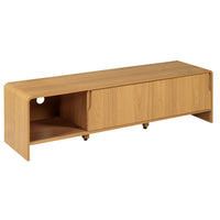 Solid Wood Entertainment Unit for Living Room