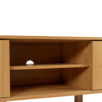 Solid Wood Entertainment Unit for Living Room