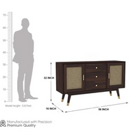 Wooden Sideboard Cabinet for Living Room