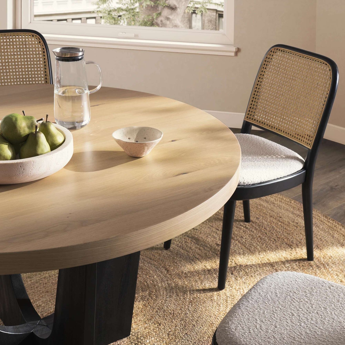 Solid Wood Dining Table 4-Seater Set for Dining Room
