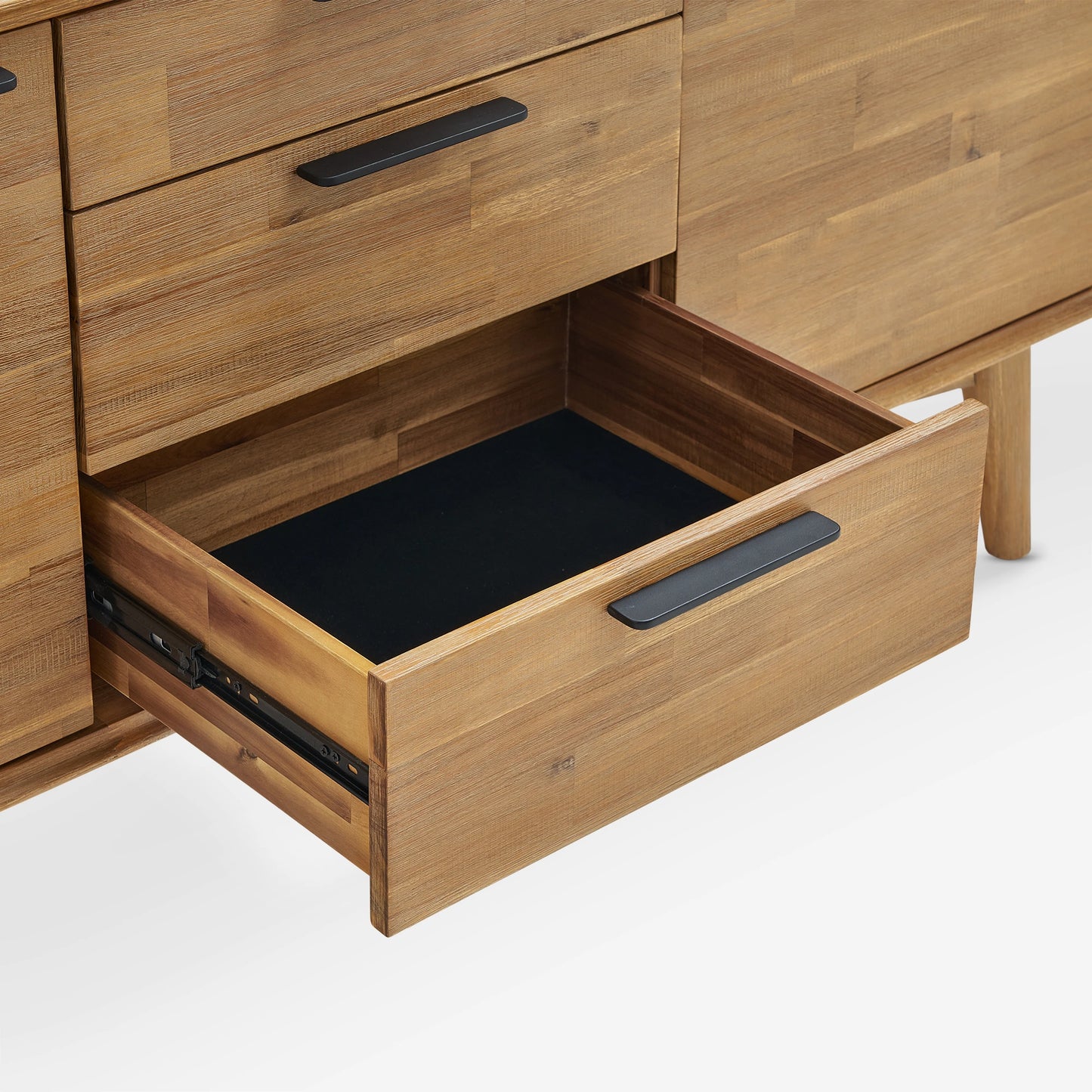 Wooden Sideboard Cabinet with Drawer Storage for Living Room