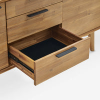Wooden Sideboard Cabinet with Drawer Storage for Living Room