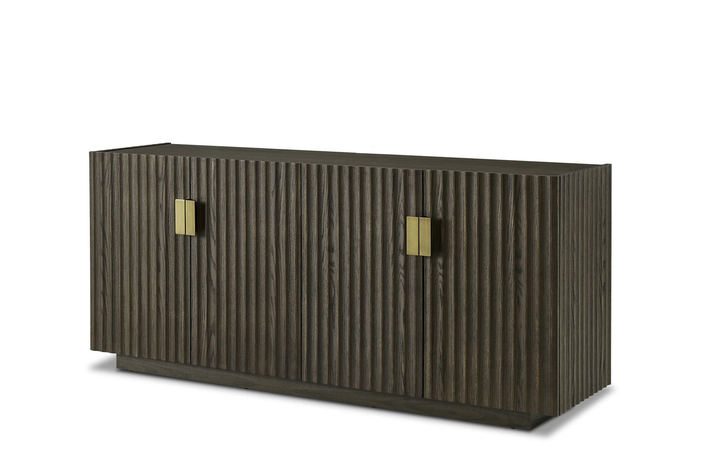 Wooden Crockery Unit with Storage for Living Room