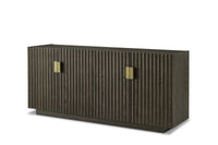 Wooden Crockery Unit with Storage for Living Room