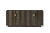 Wooden Crockery Unit with Storage for Living Room