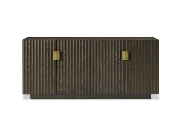 Wooden Crockery Unit with Storage for Living Room - alternate
