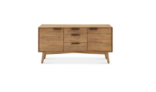 Wooden Sideboard Cabinet with Drawer Storage for Living Room