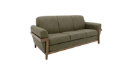 Wooden Upholstery 3-Seater Sofa Set for Living Room