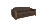 Wooden Upholstery Sofa Set 3-Seater for Living Room