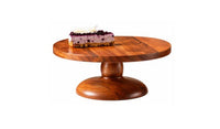 Solid Sheesham Wood Cake Stand for Kitchen