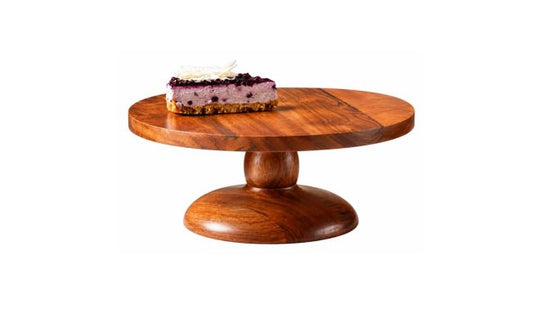 Solid Sheesham Wood Cake Stand for Kitchen