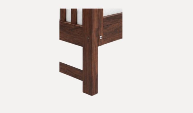Solid Shessham Wooden Bunk Bed with Ladder