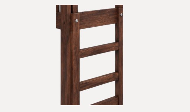 Solid Shessham Wooden Bunk Bed with Ladder