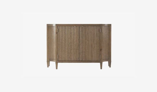 Solid Wood Sideboard Cabinet with Storage for Living Room
