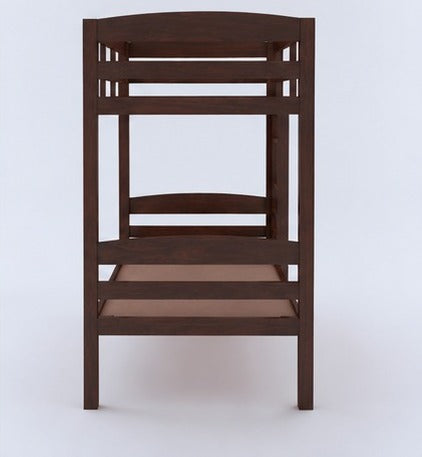 Solid Sheesham Wood Bunk Bed with Ladder