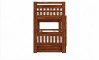 Wooden Bunk Bed with Underbed Storage Drawers